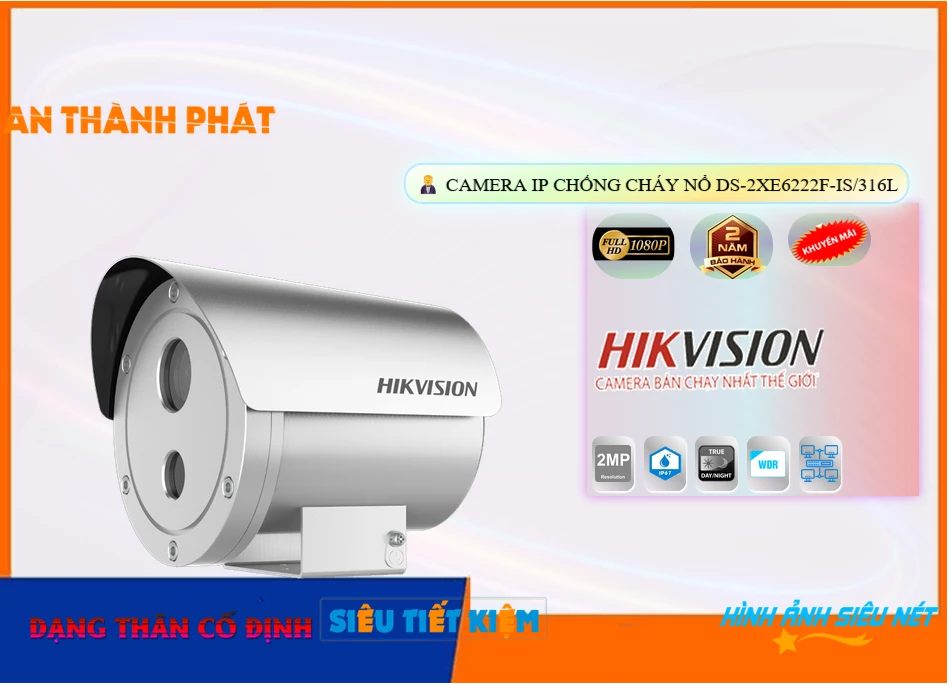 Camera DS-2XE6222F-IS/316L Hdparagon Thiết kế Đẹp Camera DS-2XE6222F-IS/316L Hdparagon Thiết kế Đẹp