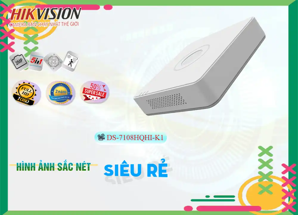 DS-7108HQHI-K1 Đầu ghi Camera Hãng Hikvision Hình Ảnh Đẹp DS-7108HQHI-K1 Đầu ghi Camera Hãng Hikvision Hình Ảnh Đẹp