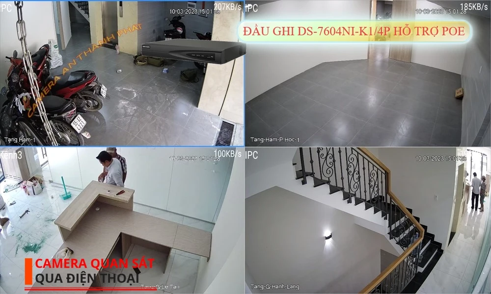 ✲  DS-7604NI-K1/4P Hikvision Với giá cạnh tranh