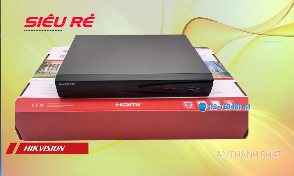 Đầu Ghi Hikvision Chất Lượng DS-7604NI-K1 Đầu Ghi Hikvision Chất Lượng DS-7604NI-K1