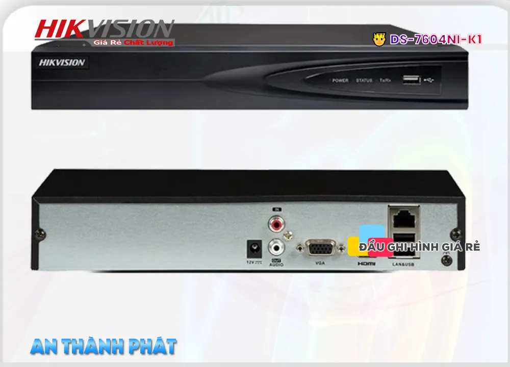 Đầu Ghi Hikvision Chất Lượng DS-7604NI-K1 Đầu Ghi Hikvision Chất Lượng DS-7604NI-K1