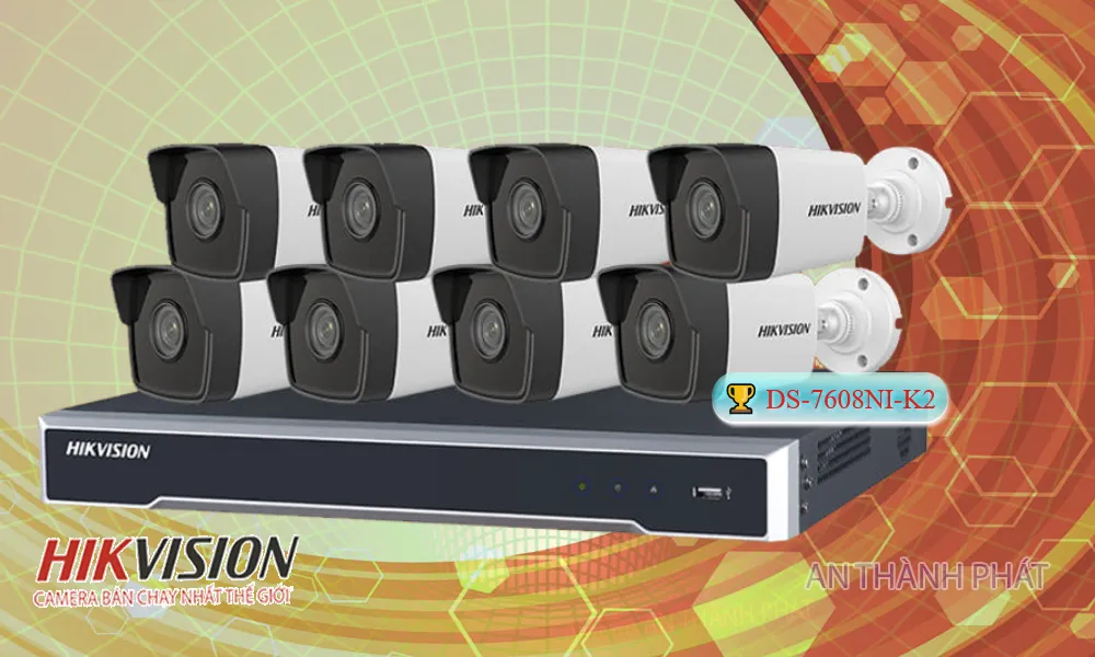 Đầu Thu KTS Hikvision DS-7608NI-K2 Giá rẻ Đầu Thu KTS Hikvision DS-7608NI-K2 Giá rẻ