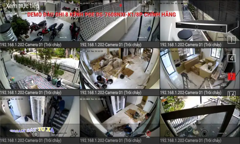 Đầu Ghi Hikvision <b>DS-7608NXI-K1/8P</b>