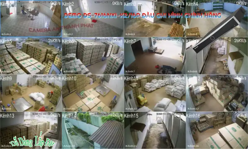 Đầu Ghi Hikvision <b>DS-7616NXI-K2/16P</b>