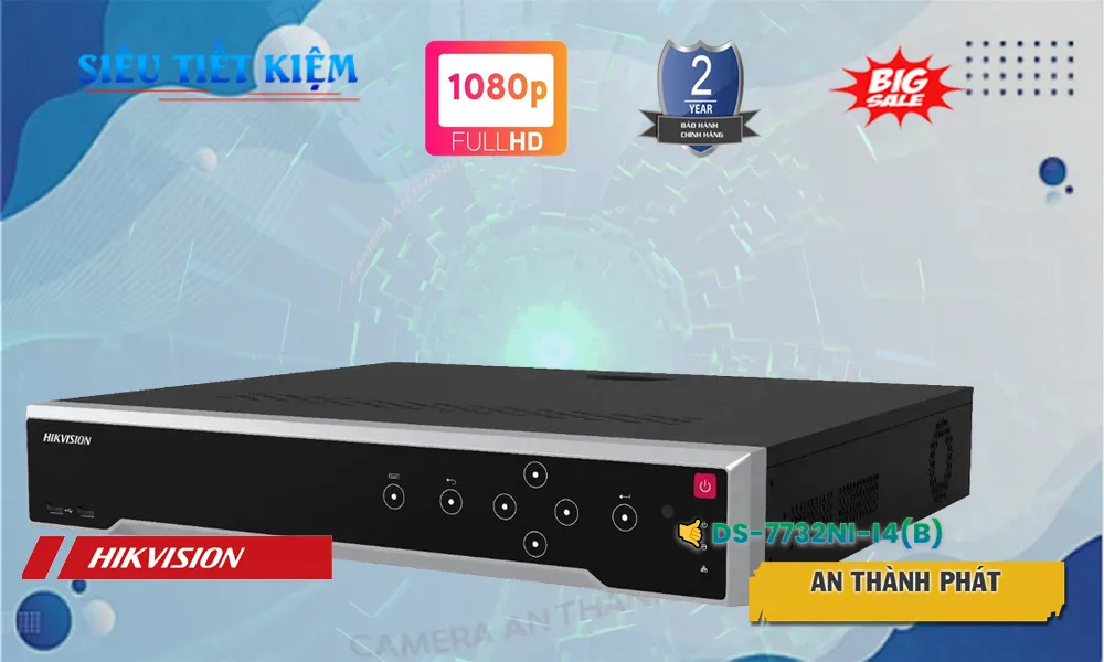Đầu Thu  Hikvision DS-7732NI-I4(B) ✅