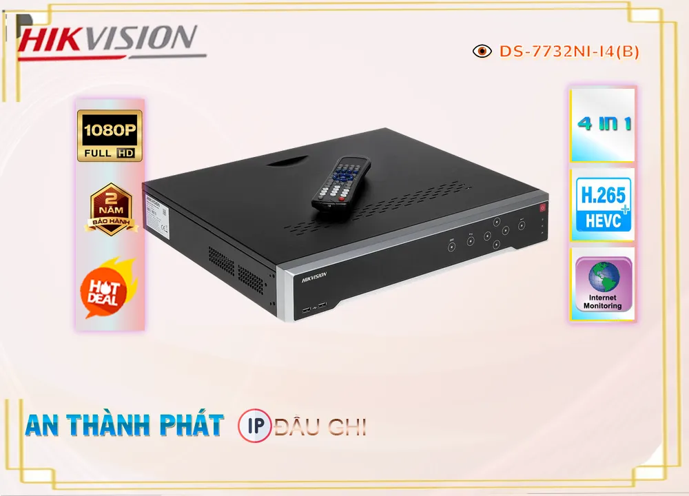 Đầu Thu Hikvision DS-7732NI-I4(B),DS 7732NI I4(B),Giá Bán ,DS-7732NI-I4(B) Giá Khuyến Mãi,Địa Chỉ Bán DS-7732NI-I4(B),thông số DS-7732NI-I4(B),DS-7732NI-I4(B) sale mạnh,DS-7732NI-I4(B) bán rẻ,DS-7732NI-I4(B) Siêu rẻ,Phân phối rẻ DS-7732NI-I4(B),tuổi thọ DS-7732NI-I4(B),Giá Phân Phối  HD IP DS-7732NI-I4(B),Giá kỹ thuật DS-7732NI-I4(B),DS-7732NI-I4(B) tốt nhất