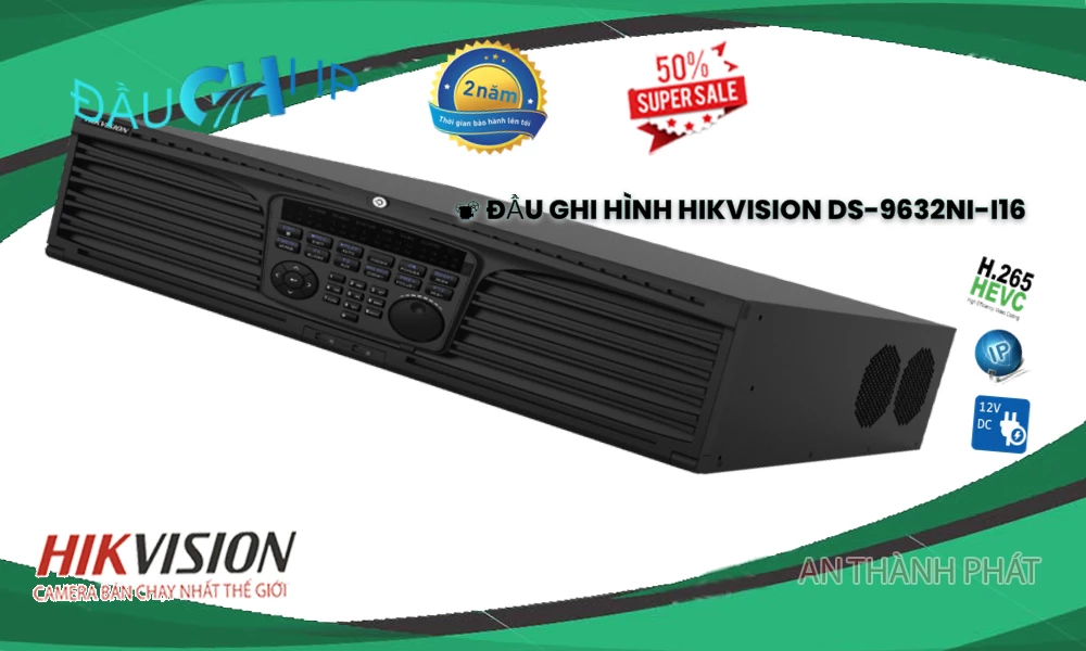 Đầu Thu KTS  Hikvision DS-9632NI-I16 Mẫu Đẹp