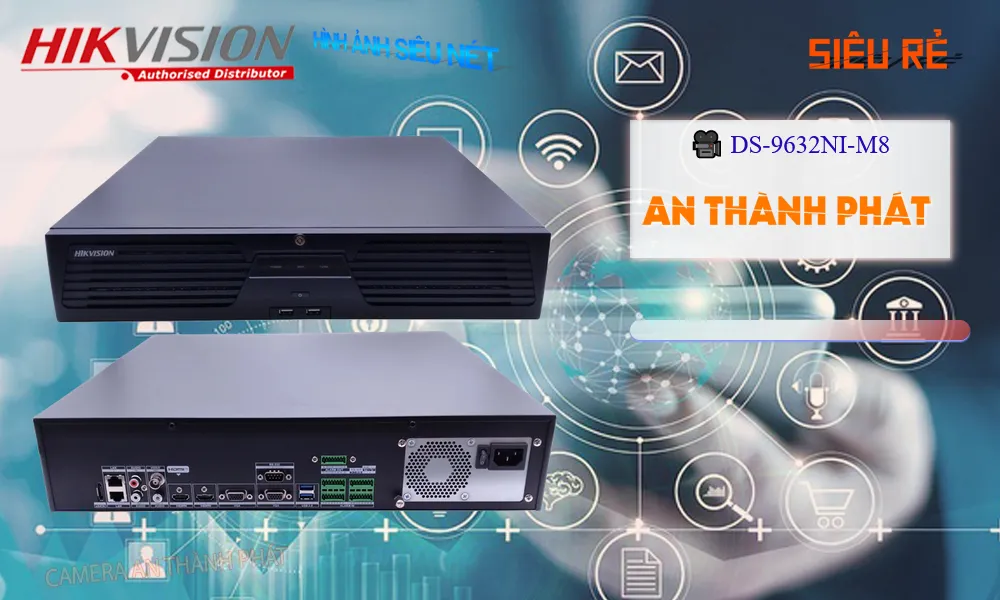 DS-9632NI-M8 Đầu Ghi Hình IP 32 Kênh 8MP