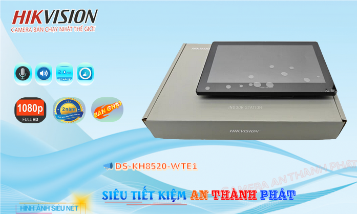 Hikvision Thiết bị chuôn cửa DS-KH8520-WTE1 Hikvision Thiết bị chuôn cửa DS-KH8520-WTE1