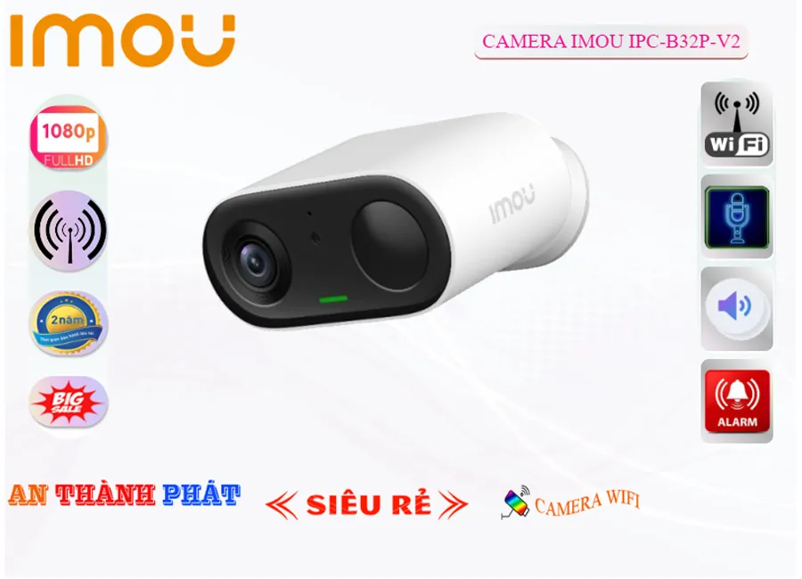 IPC B32P V2,Camera Imou Dùng Pin IPC-B32P-V2,IPC-B32P-V2 Giá rẻ,IPC-B32P-V2 Wifi  giá mới nhất,IPC-B32P-V2 Chính hãng,Bán rẻ  Loại Camera an ninh IPC-B32P-V2,IPC-B32P-V2 bán rẻ,IPC-B32P-V2 3.0 megapixel Ultra 2k lite tốt nhất,Giá Bán IPC-B32P-V2,Địa Chỉ Bán IPC-B32P-V2,thông số IPC-B32P-V2,tuổi thọ IPC-B32P-V2,IPC-B32P-V2 Tốt nhất,IPC-B32P-V2 Giá Khuyến Mãi