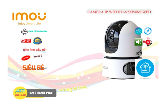 Camera IPC-S2XP-6M0WED Thiết kế Đẹp