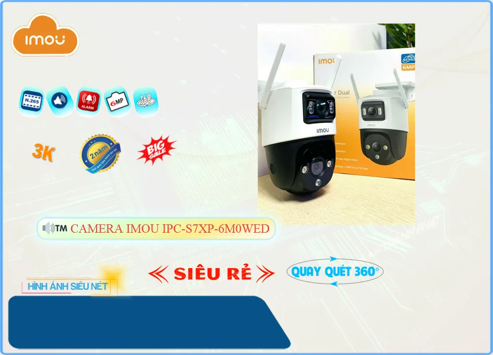 ❂  Camera IPC-S7XP-6M0WED Giá rẻ