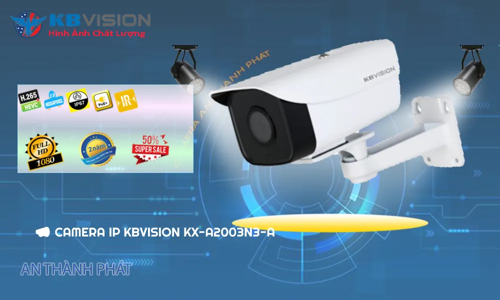 Điểm nổi bật camera IP KX-A2003N3-A