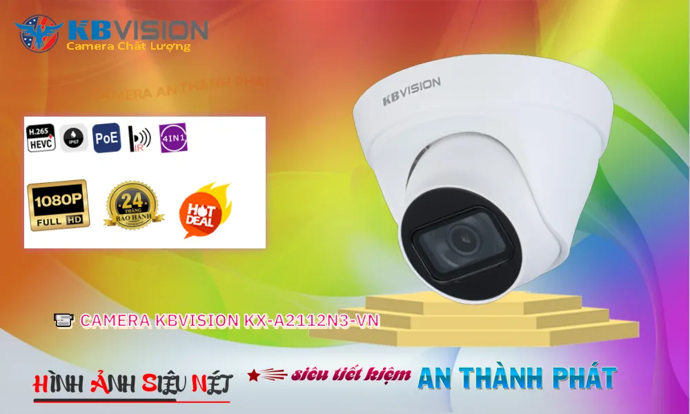 điểm nổi bật camera Kbvision KX-A2112N3-VN