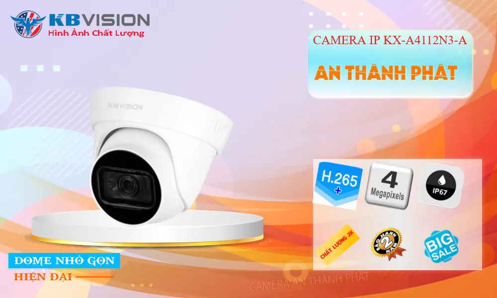 Điểm nổi bật camera IP Kbvision KX-A4112N3-A