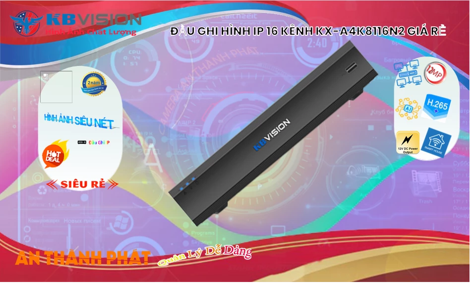 Đầu Ghi KX-A4K8116N2 Mẫu Đẹp ✮