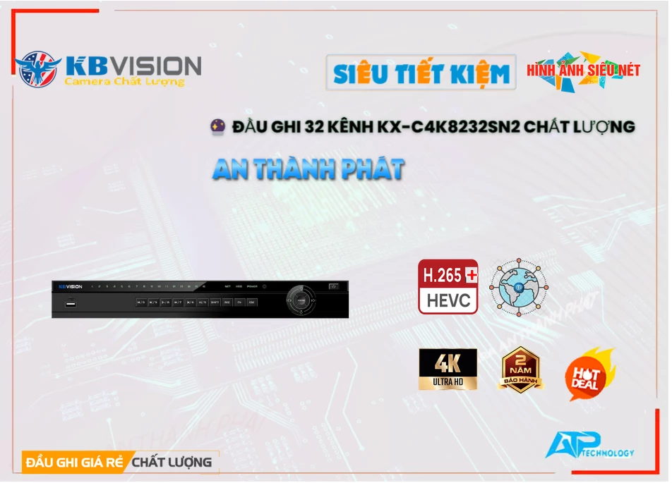 Đầu Thu KX-C4K8232SN2 KBvision Đầu Thu KX-C4K8232SN2 KBvision