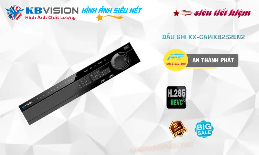 Đầu thu KTS KX-CAi4K8232EN2 hình ảnh sắc nét đến FULL HD 1080P Hình ảnh xem ban đêm sáng đẹp với 2 HDD Ứng dụng khả năng Công Nghệ AI xử lý hình ảnh thiếu sáng Đầu ra HDMI sáng đẹp hơn Băng Thông 256 Mbps H.265+/H.265/H.264+/H.264 Được trang bị công nghệ IP thi công gọn Chắc Chắn Đầu Ghi 32 kênh xử lý hình ảnh thiếu sáng Đầu ra HDMI Đầu ra HDMI