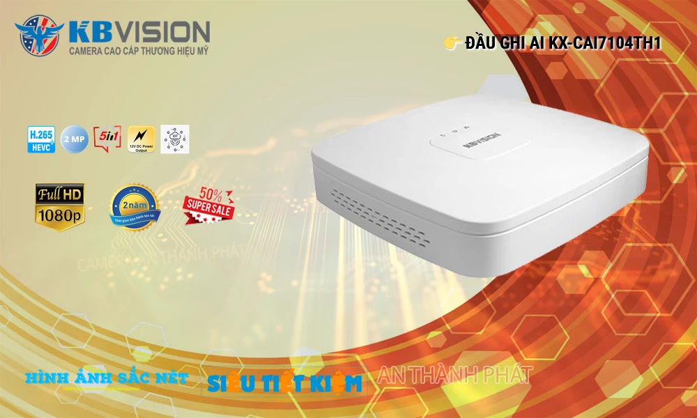 Camera KBvision Thiết kế Đẹp KX-CAi7104TH1 Camera KBvision Thiết kế Đẹp KX-CAi7104TH1