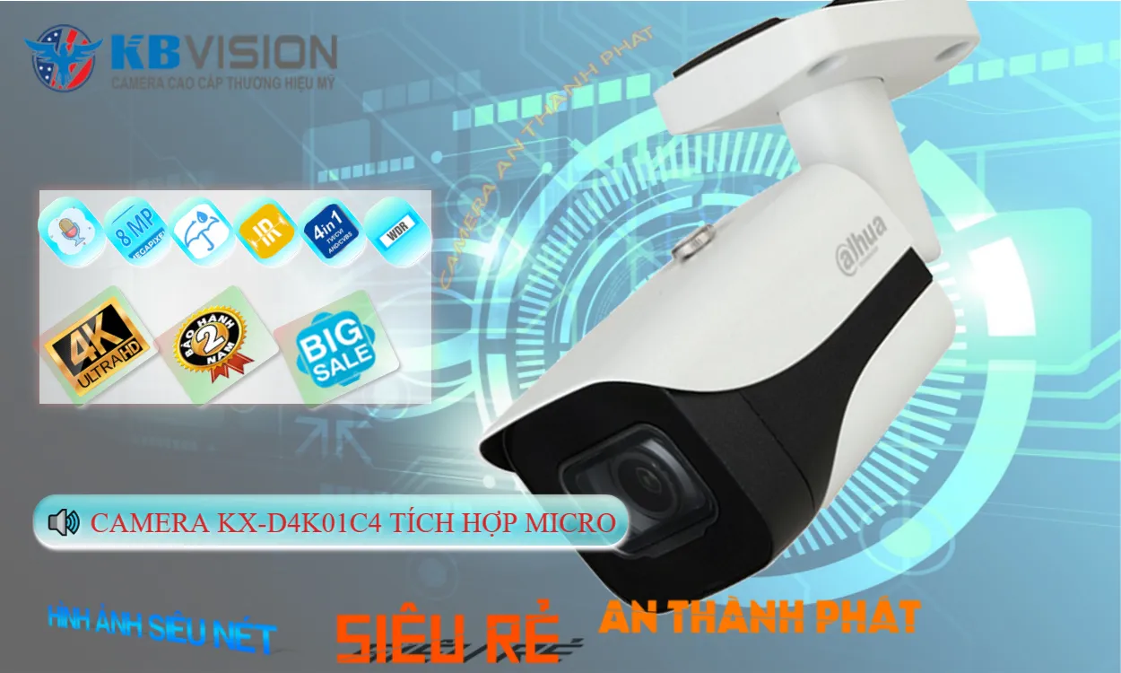 Camera KX-D4K01C4 tích hợp MICRO Camera KX-D4K01C4 tích hợp MICRO