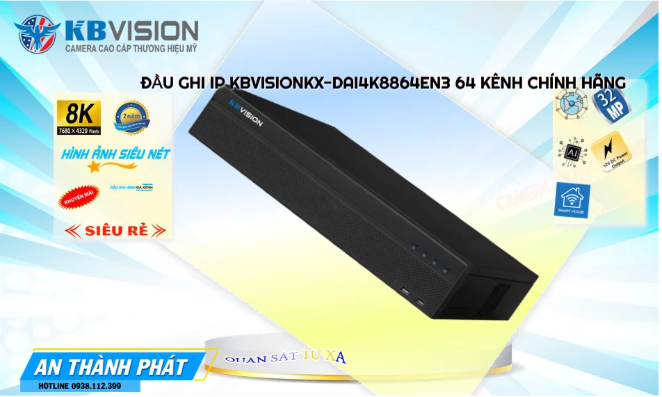 Đầu Ghi KX-DAi4K8864EN3 Thiết kế Đẹp Đầu Ghi KX-DAi4K8864EN3 Thiết kế Đẹp