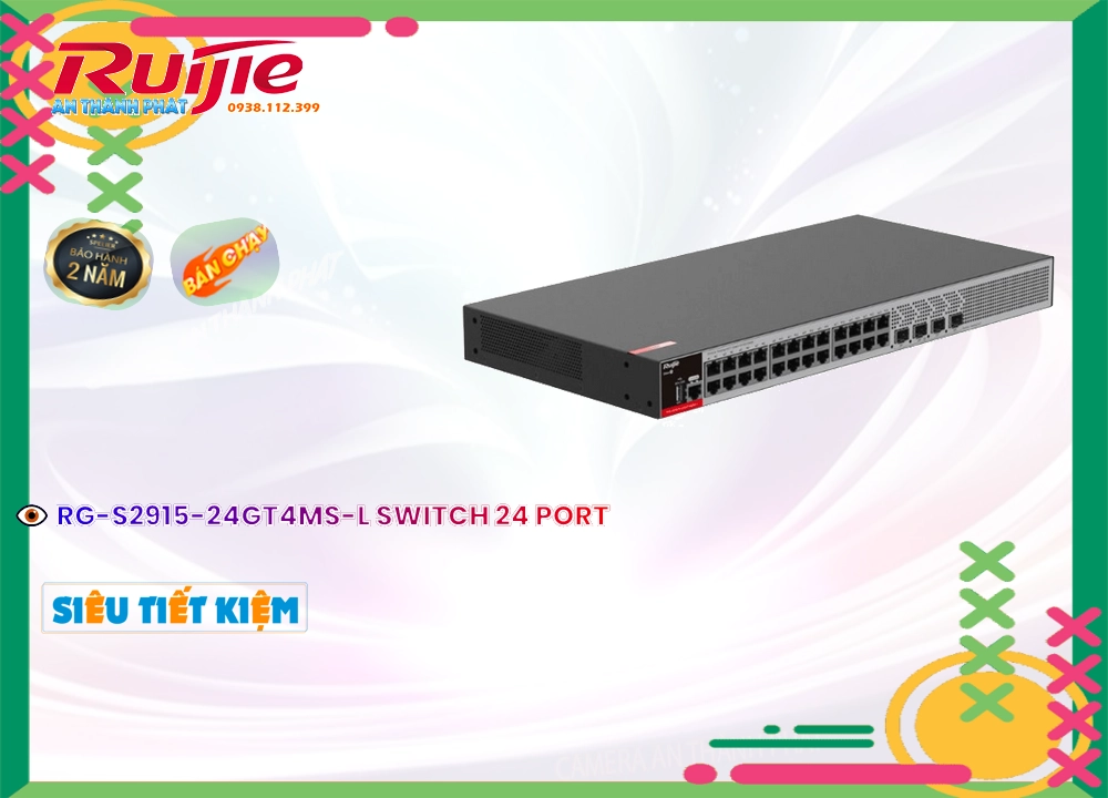 Hãng Ruijie RG-S2915-24GT4MS-L Hãng Ruijie RG-S2915-24GT4MS-L