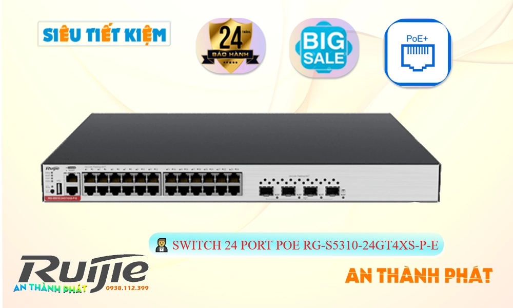 Hãng Ruijie RG-S5310-24GT4XS-P-E