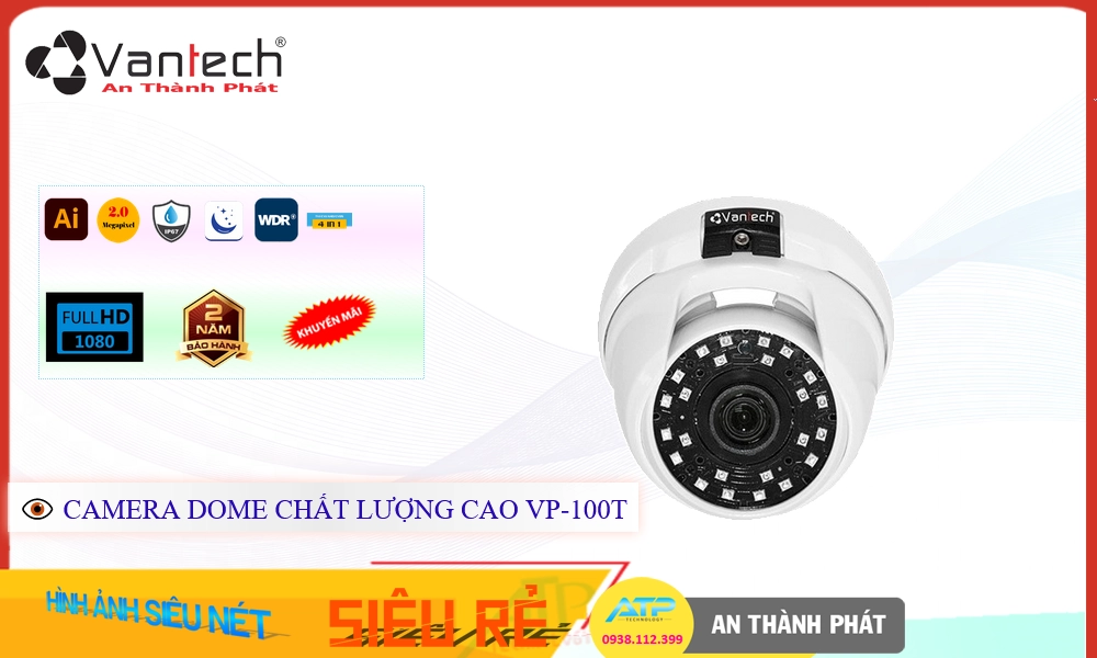 Camera VanTech VP-100T Tiết Kiệm Camera VanTech VP-100T Tiết Kiệm