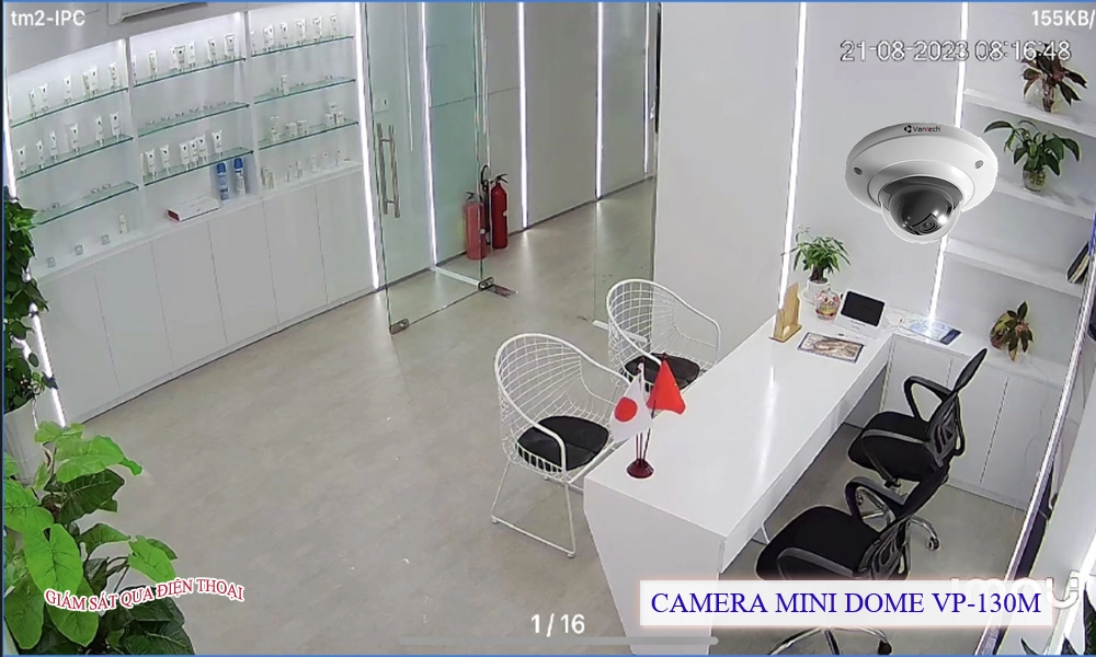 Camera Cấp Nguồ Qua Dây Mạng VP-130M Giá tốt