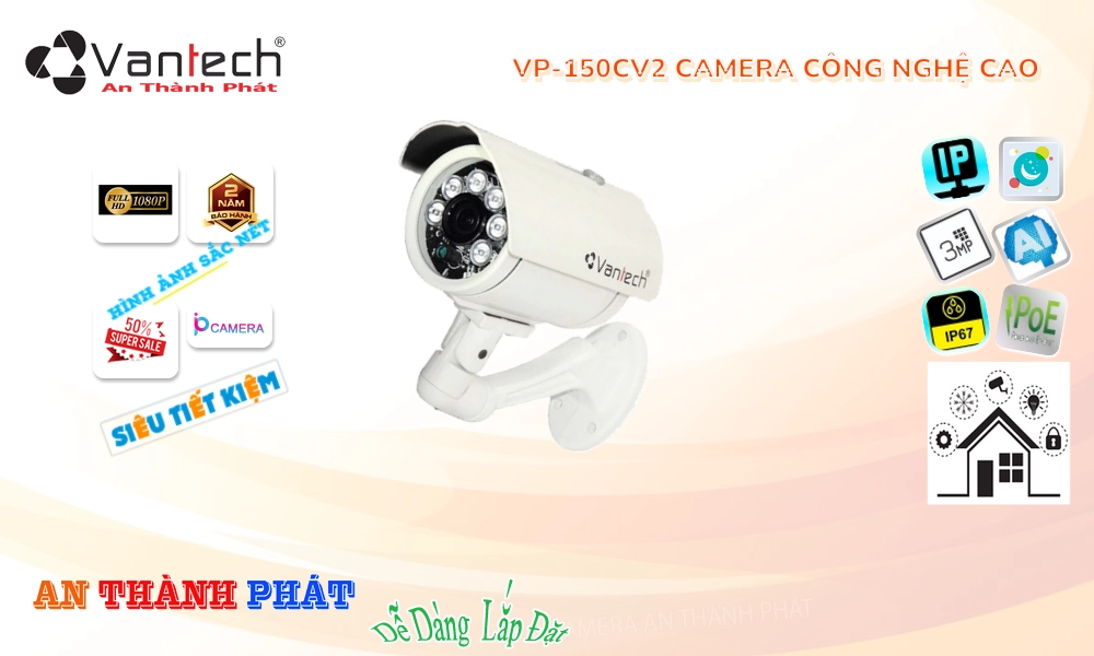 Cấp Nguồ Qua Dây Mạng VP-150CV2 Hình Ảnh Đẹp VanTech Cấp Nguồ Qua Dây Mạng VP-150CV2 Hình Ảnh Đẹp VanTech