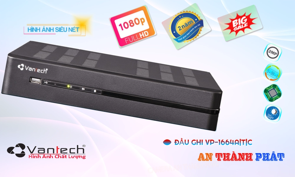 VP-1664A|T|CThiết Bị Ghi Hình Giá tốt VanTech ✓ VP-1664A|T|CThiết Bị Ghi Hình Giá tốt VanTech ✓