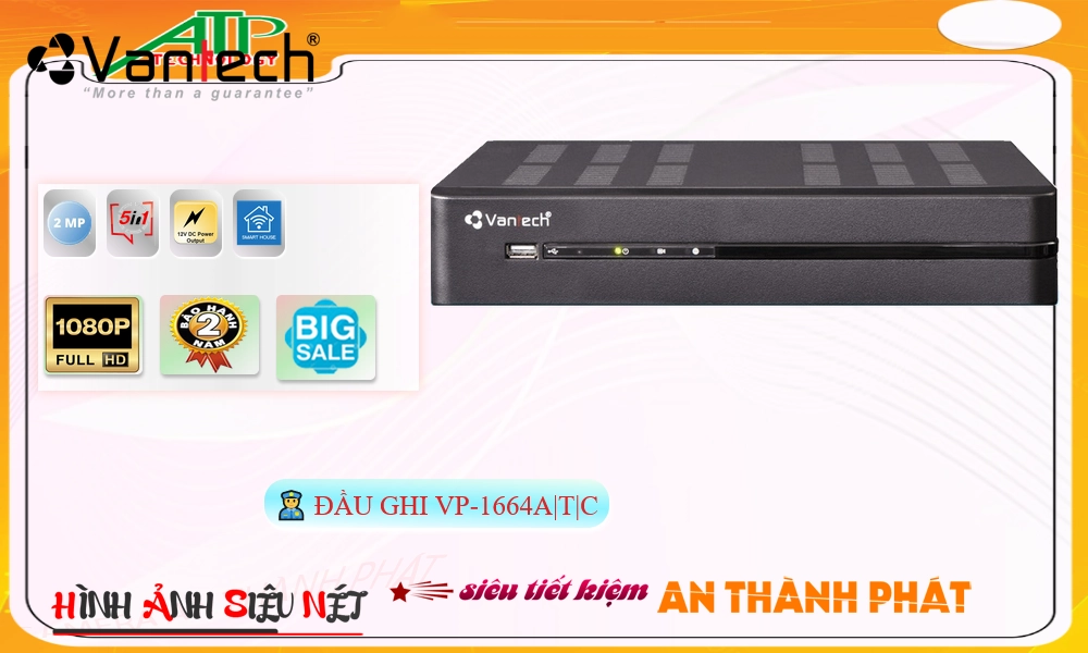 VP-1664A|T|CThiết Bị Ghi Hình Giá tốt VanTech ✓ VP-1664A|T|CThiết Bị Ghi Hình Giá tốt VanTech ✓