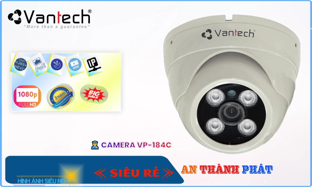 Camera VanTech VP-184C Tiết Kiệm Camera VanTech VP-184C Tiết Kiệm