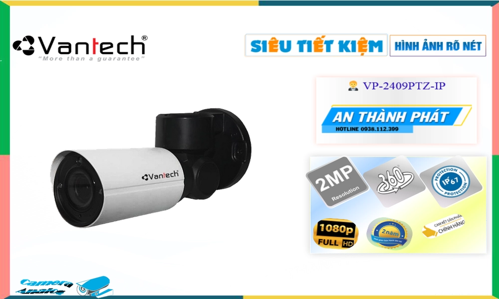 Camera HD Anlog VanTech VP-2409PTZ-IP Mẫu Đẹp Camera HD Anlog VanTech VP-2409PTZ-IP Mẫu Đẹp