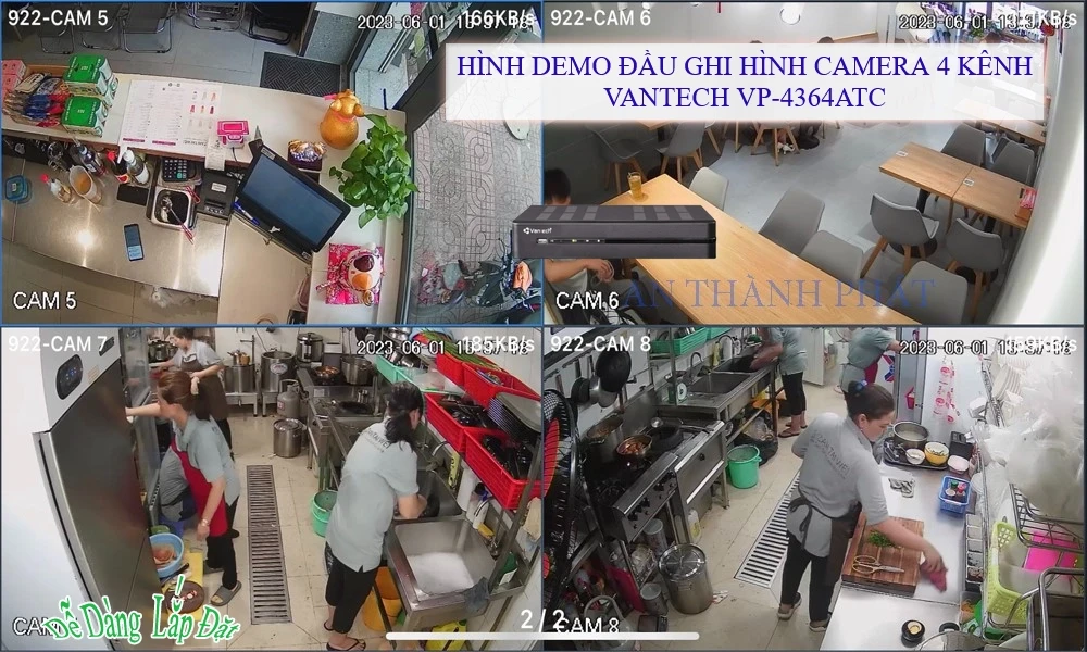 VP-4364ATCThiết Bị Ghi Hình Chất Lượng VanTech VP-4364ATCThiết Bị Ghi Hình Chất Lượng VanTech