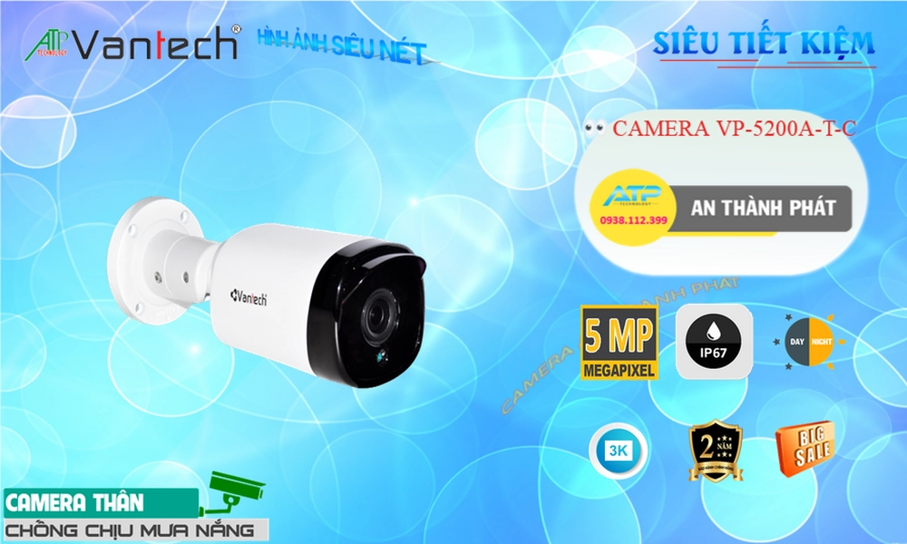 Camera HD VP-5200A|T|C Chức Năng Cao Cấp Camera HD VP-5200A|T|C Chức Năng Cao Cấp