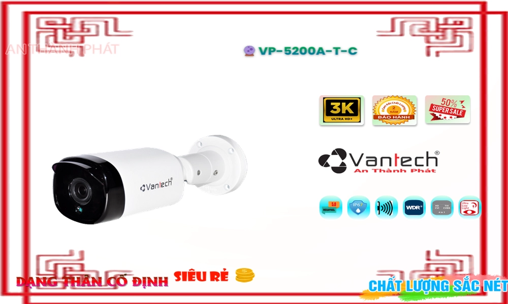 Camera HD VP-5200A|T|C Chức Năng Cao Cấp Camera HD VP-5200A|T|C Chức Năng Cao Cấp