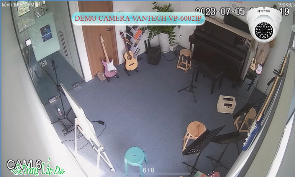 VP-6002IP Camera Cấp Nguồ Qua Dây Mạng VanTech VP-6002IP Camera Cấp Nguồ Qua Dây Mạng VanTech