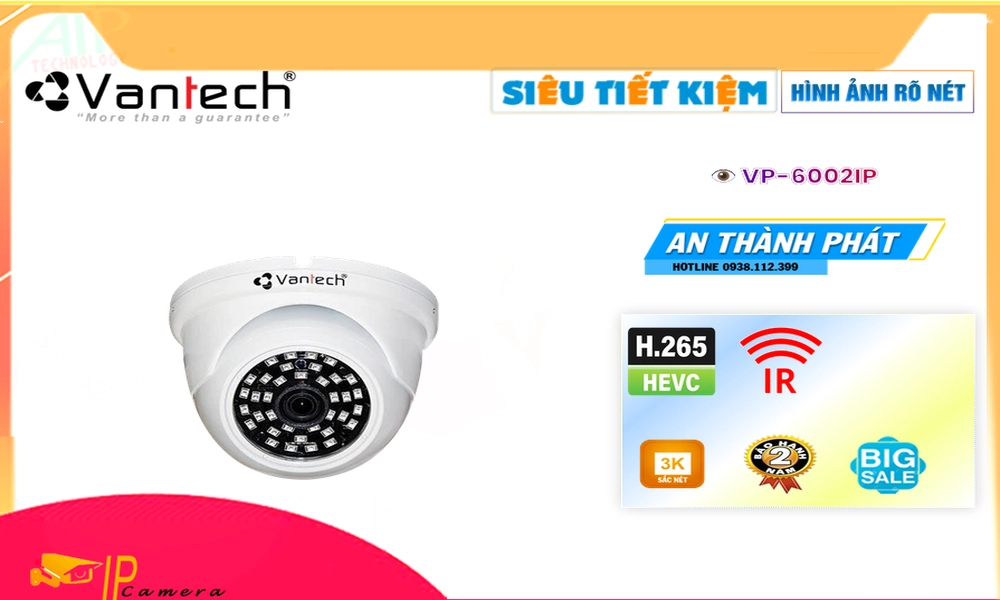 VP-6002IP Camera Cấp Nguồ Qua Dây Mạng VanTech VP-6002IP Camera Cấp Nguồ Qua Dây Mạng VanTech