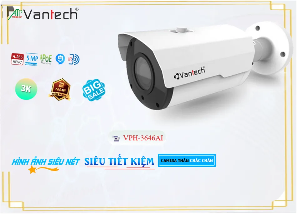 VPH-3646AI Camera An Ninh Giá rẻ VPH-3646AI Camera An Ninh Giá rẻ