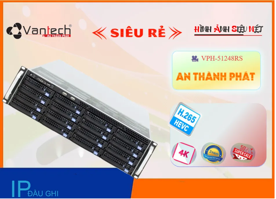 Đầu Ghi VPH-51248RS Chức Năng Cao Cấp Đầu Ghi VPH-51248RS Chức Năng Cao Cấp