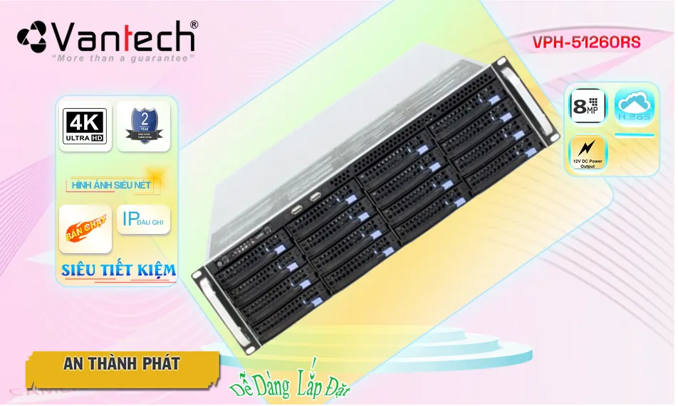 VPH-51260RSĐầu ghi Camera VanTech Giá rẻ VPH-51260RSĐầu ghi Camera VanTech Giá rẻ