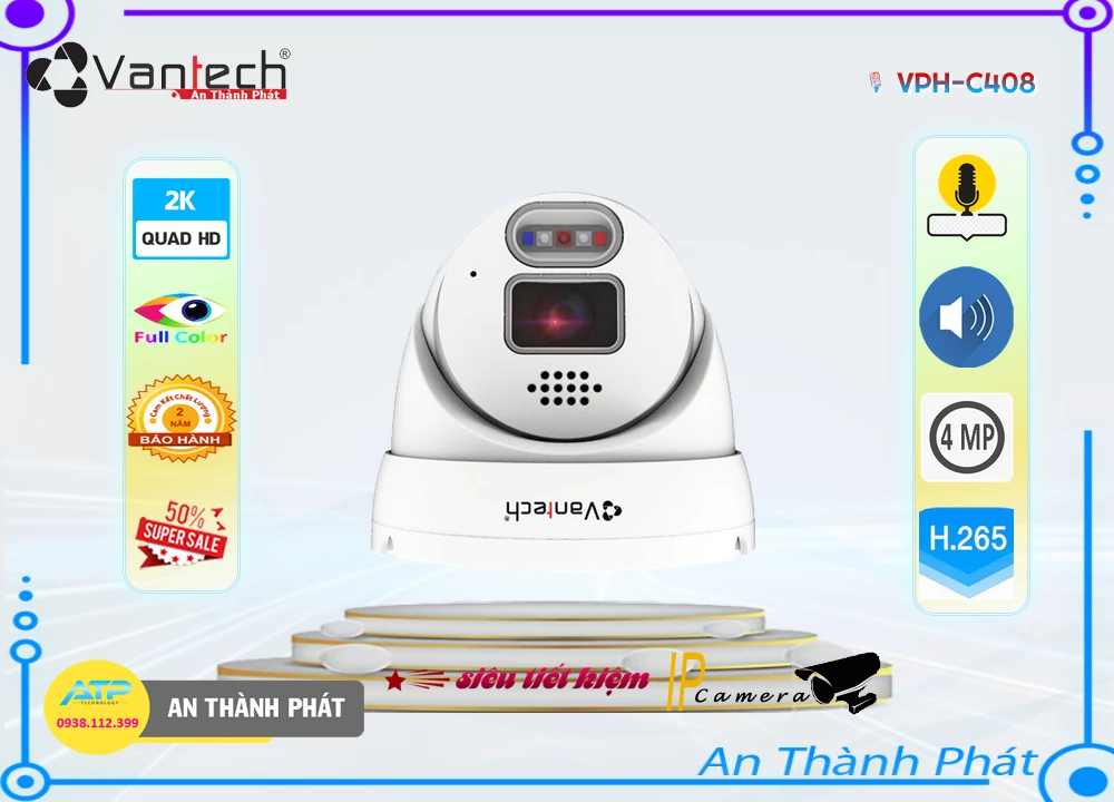 VPH-C408 Camera An Ninh Thiết kế Đẹp VPH-C408 Camera An Ninh Thiết kế Đẹp