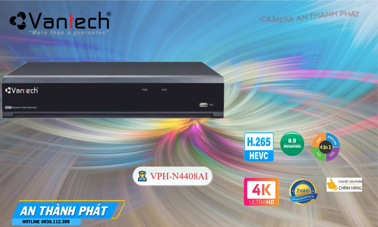 Đầu Thu KTS  VanTech VPH-N4408AI Mẫu Đẹp