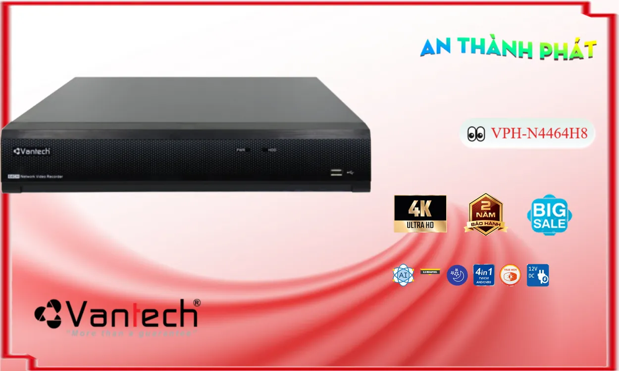 VPH-N4464 Đầu Ghi Hình Thiết kế Đẹp