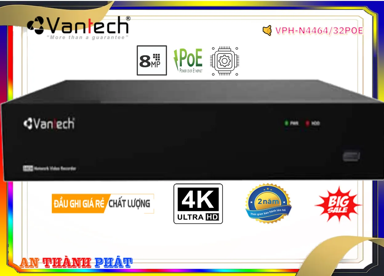 ❂ Đầu Ghi VPH-N4464H8 Chất Lượng ❂ Đầu Ghi VPH-N4464H8 Chất Lượng