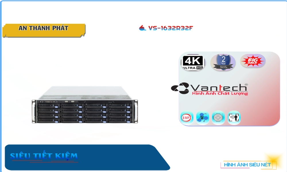 VS-1632R32FThiết Bị Ghi Hình Giá rẻ VanTech VS-1632R32FThiết Bị Ghi Hình Giá rẻ VanTech