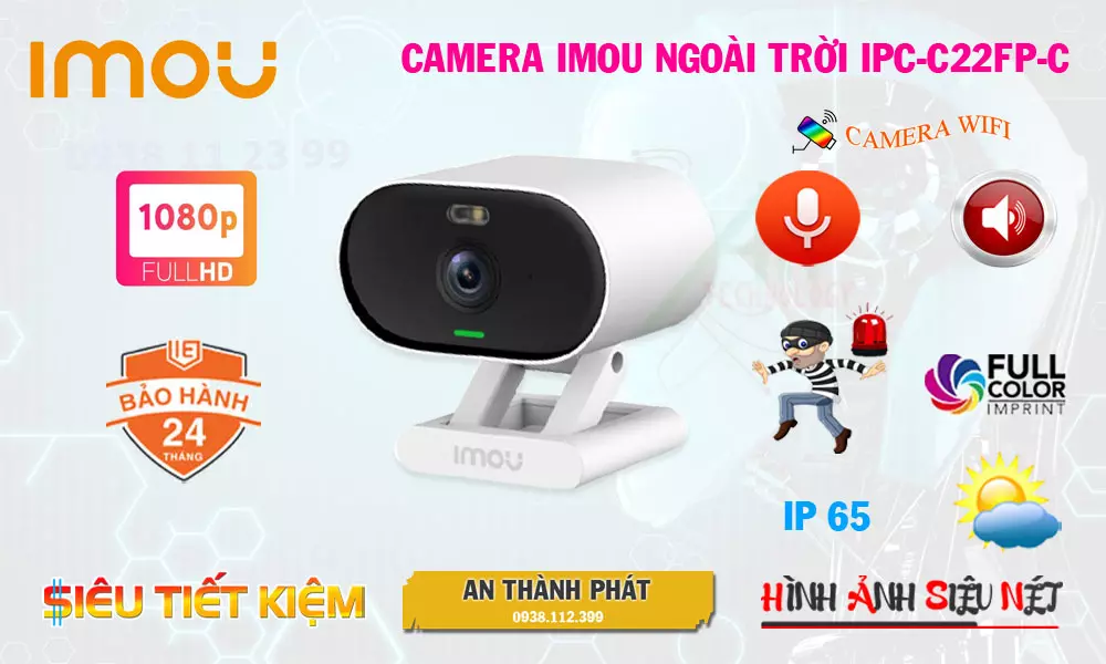 đặc điểm nổi bật của camera imou IPC-C22FP-C