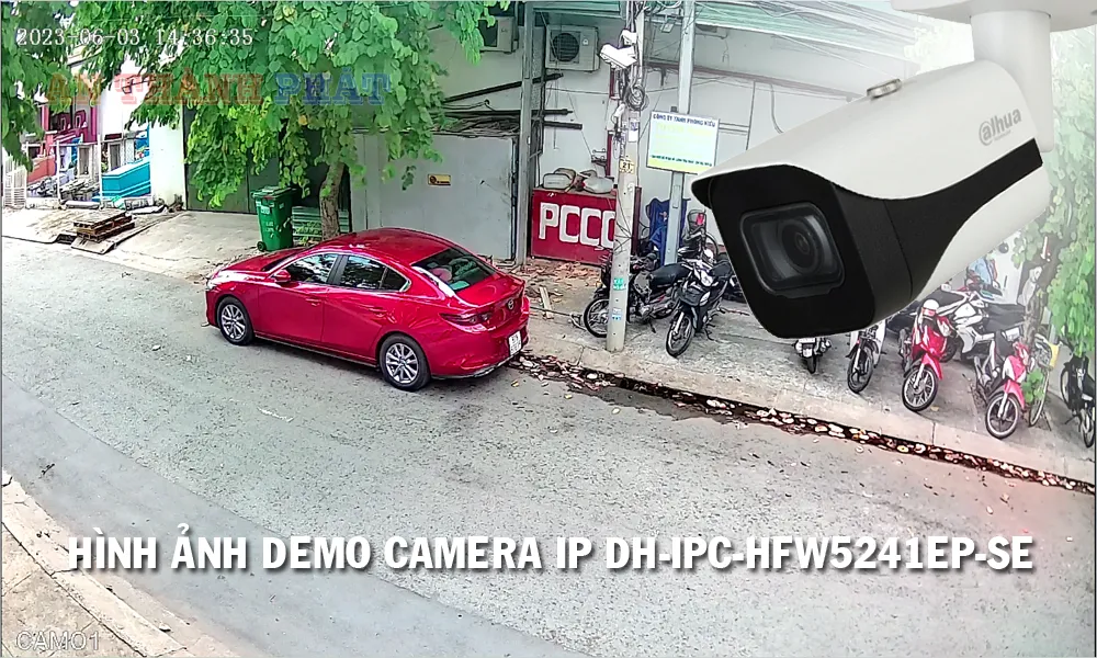 hình ảnh demo của camera IP DH-IPC-HFW5241EP-SE