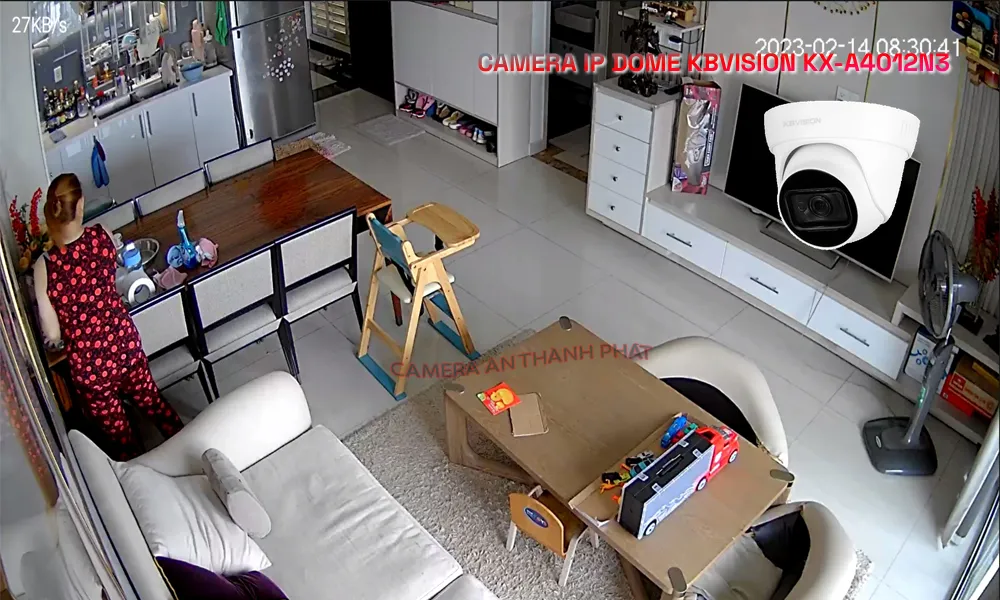 hình demo camera IP Kbvision KX-A4012N3